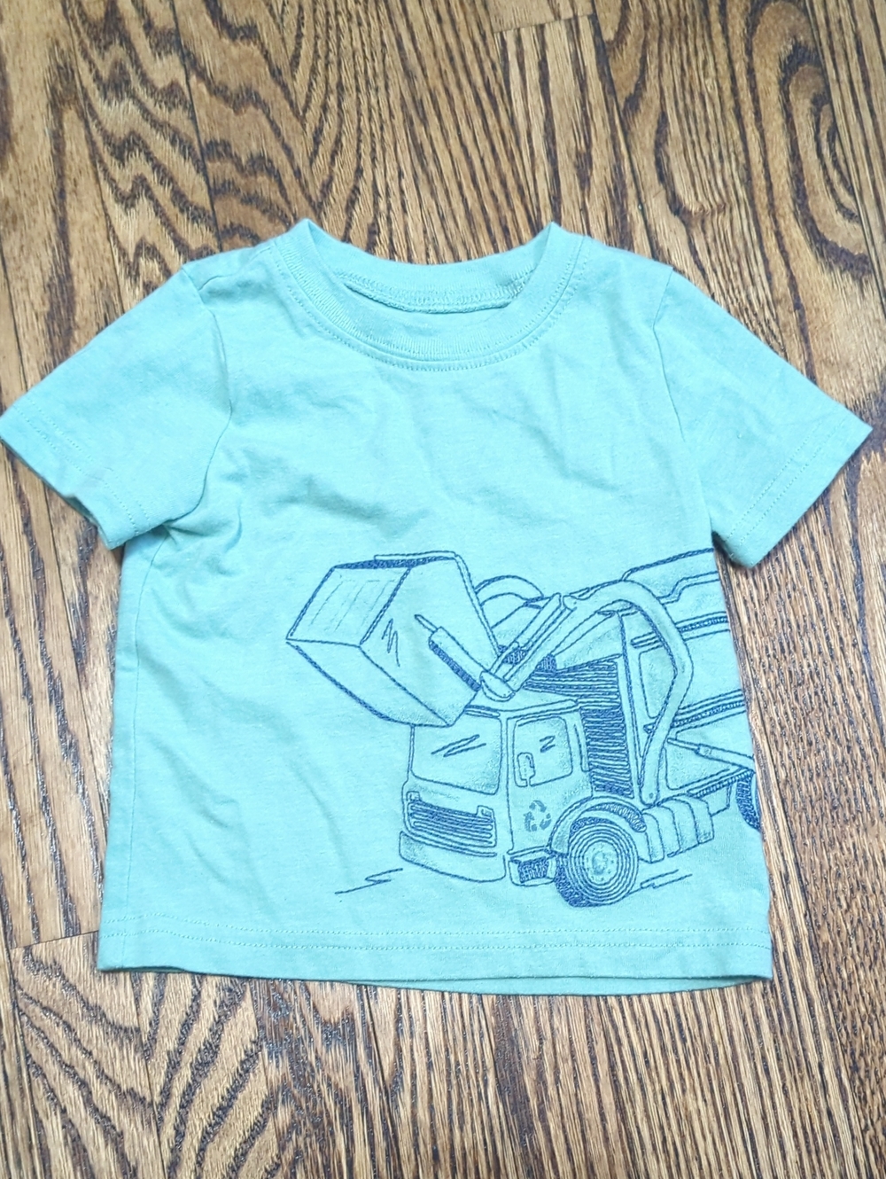 Kids Light Aqua Truck Graphic Tee